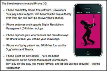 No to iPhone